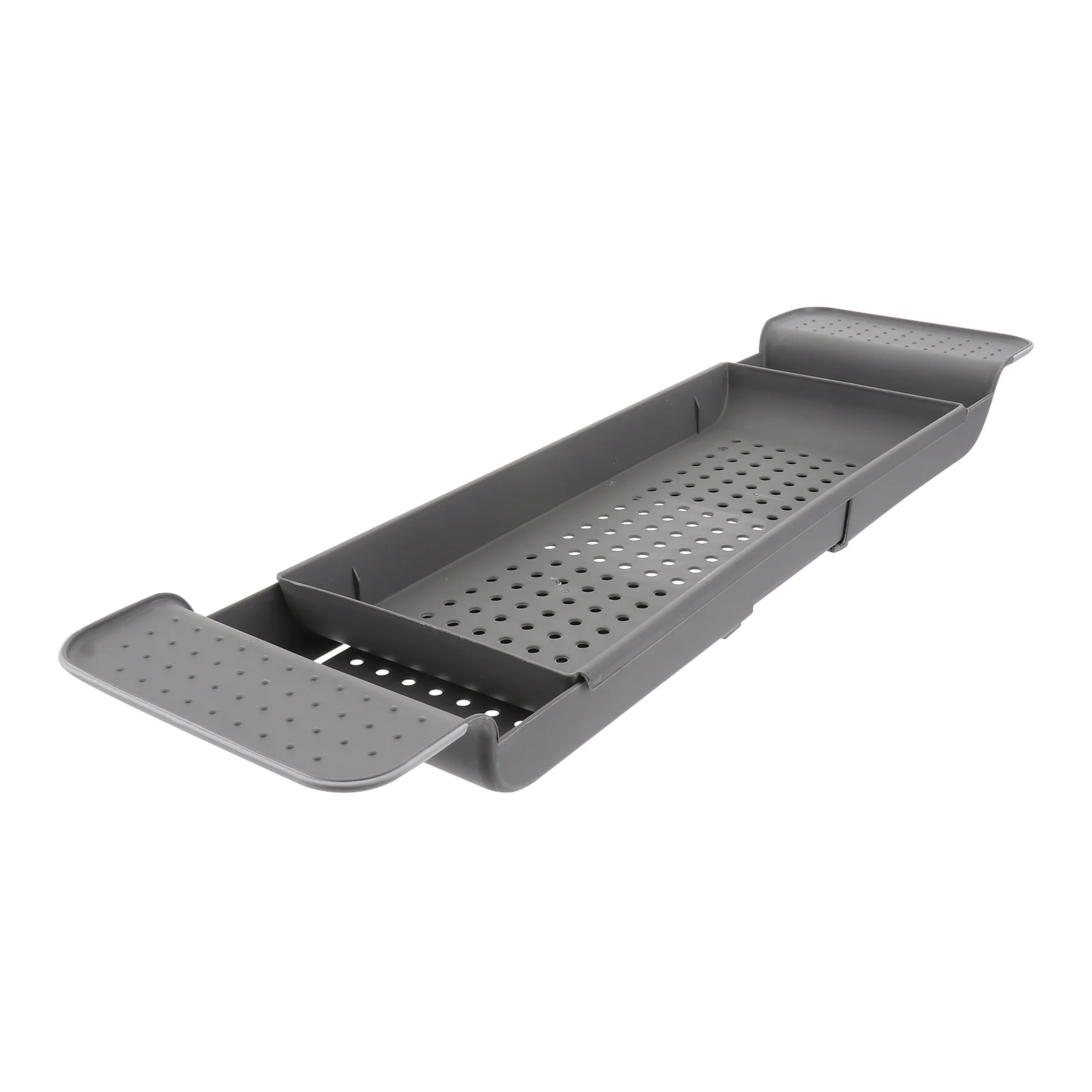 

Bathtub Tray Bathorganizer Tub Rack Expandableshelf Bathroom Holder Table Basket Sink Over Dryingaccessories Serving Organizers