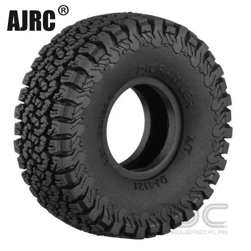 

1 Inch Mt Tires+sponge 58x20.5mm 1/24 Rc Crawler Truck Car Parts For Axial Scx24 Deadbolt Axi00001 Axi00006 T1/t2 Gladiator 1/18