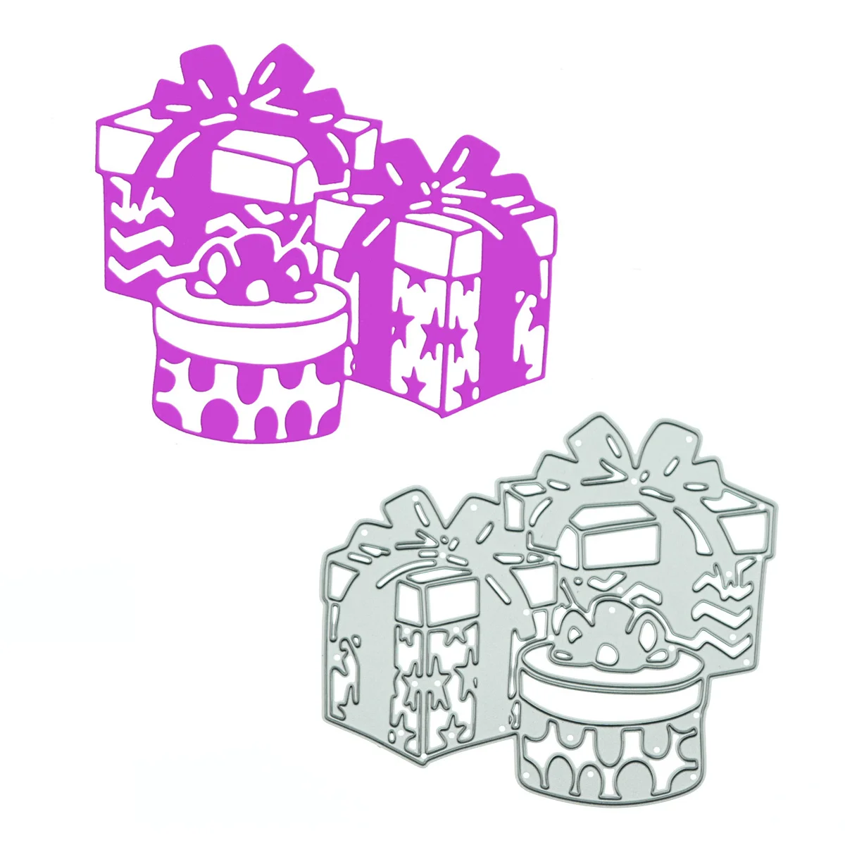 Металлический штамповочный станок шаблон в подарочной коробке для