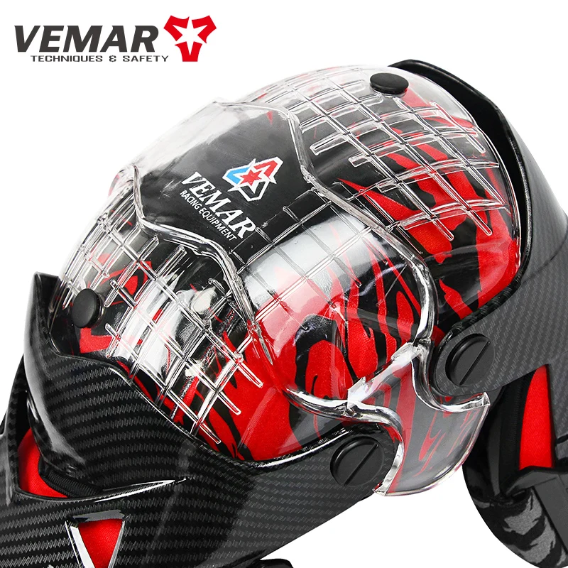 4 Pcs 1 Set VEMAR E-18+E-18H Motorcycle Knee Pads/Elbow Pads Motocross Protective Gears Anti-fall Moto Protectors Guards enlarge