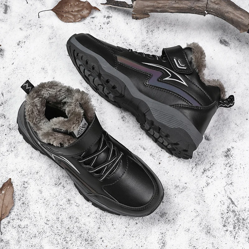 

Hard-Wearing Winter Fashion Anti-skid Casual Botas Breathable Plush Warm Ankle Shoes De Hombre Outdoor S13120-S13142 Morliron