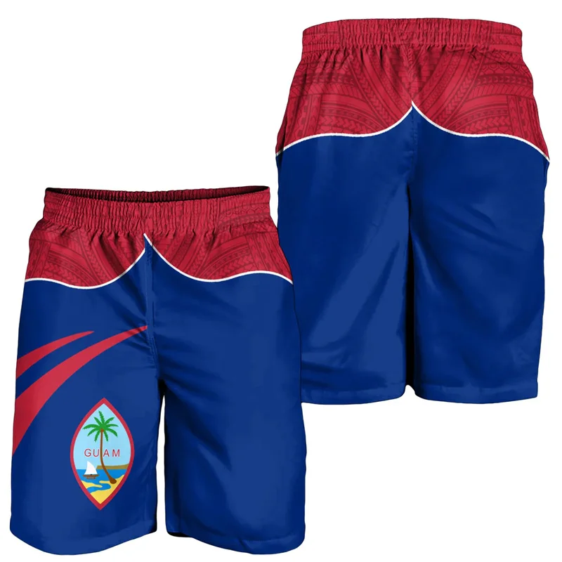 Мужские шорты для спортзала Chuuk Гавайские пляжные короткие плавки спортивные