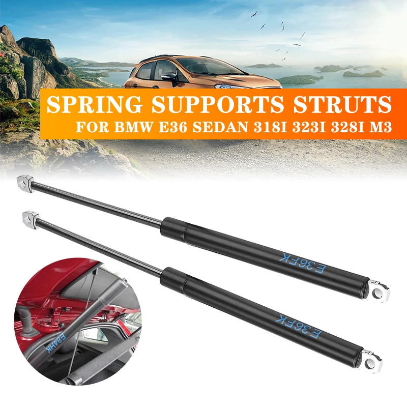 

2X Gas Springs Shock Struts For BMW E36 Sedan 318i 323i 328i M3 Car Struts Bars Bonnet Hood Lift Supports Props Rod Arm