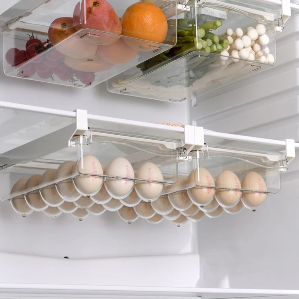 

Egg Holder Dispenser Plastic Containers For Storage Organizer Refrigerator Eggs Fridge Bin Cartons Reusable The