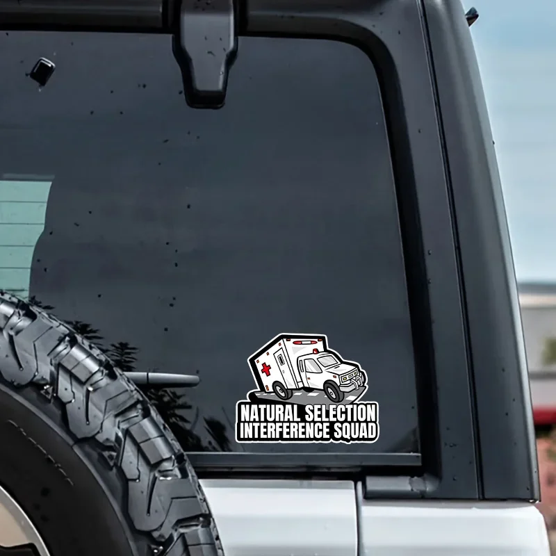 Забавная наклейка скорой помощи высеченная водостойкая Виниловая для жесткой