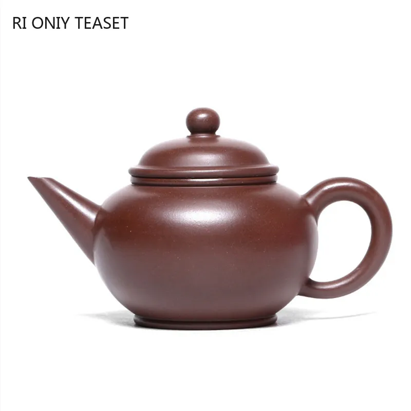 

200ml Authentic Yixing Purple Clay Teapot Master Handmade Tea Pot Beauty Kettle Chinese Zisha Tea Set Collection Customized Gift