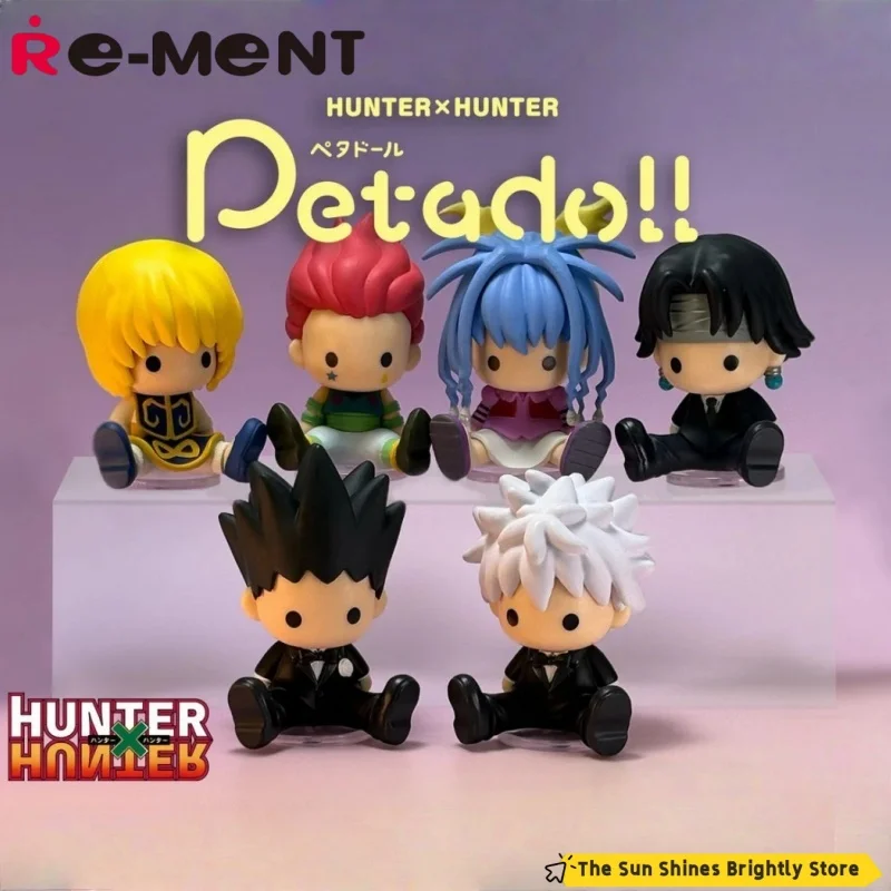 Фото Re-ment оригинальная петуха-ролл HUNTER HUNTER Gon Freecss Killua Zoldyck Hisoka Curarpikt аниме фигурки игрушки детский режим подарка №1