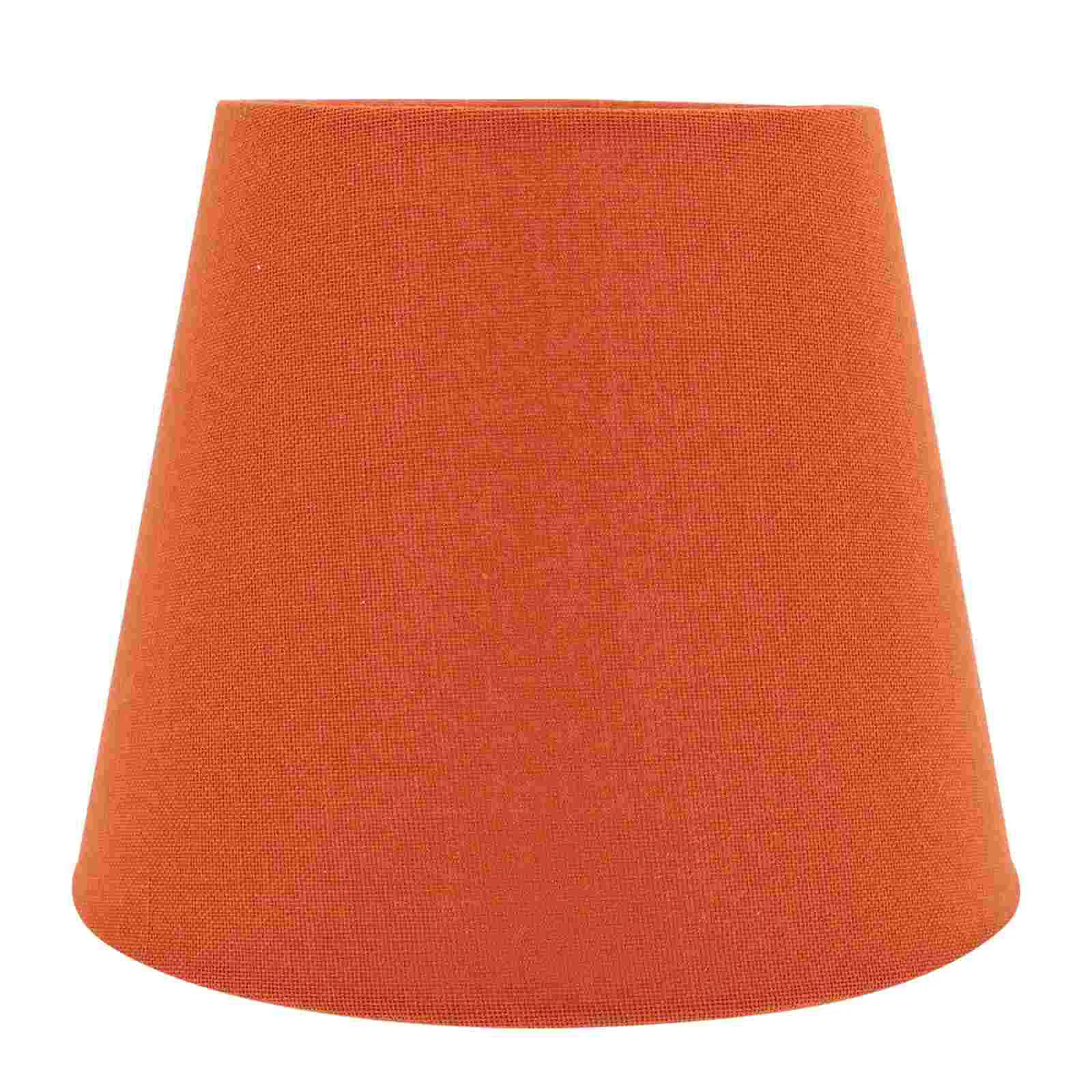 

Nightstand Lamp Shade Linen Lamp Shade Lamp Guard Cages Pendant Light Cover Conical Shade Light Bulb Retro Lamp Shell