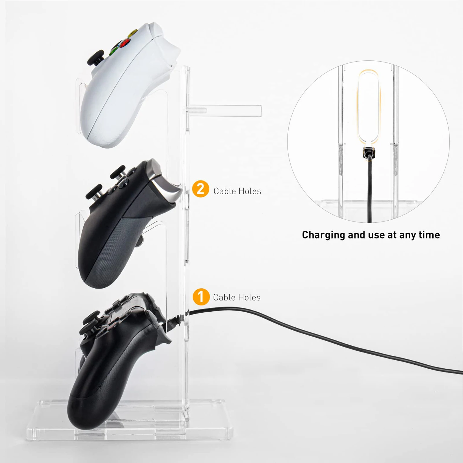 3-уровневая настольная подставка для игровой приставки Xbox Switch PS4 PS5 акриловая игр
