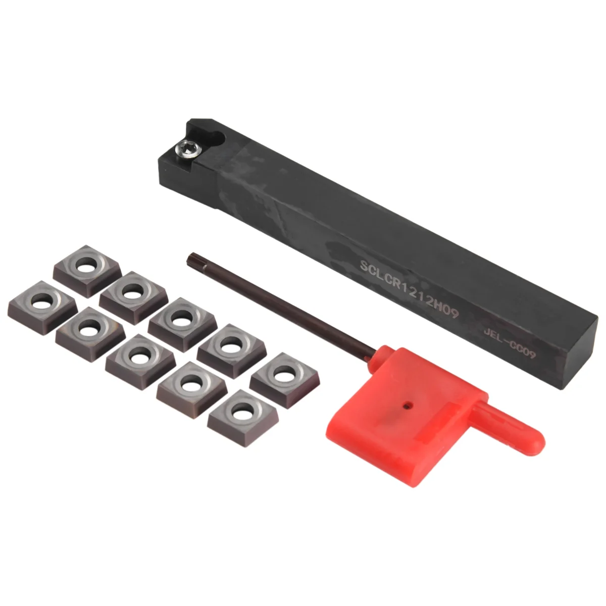 SCLCR1212H09 держатель токарного станка резак с 10 шт CCMT09T304-PM лезвия вставки CNC 100 мм