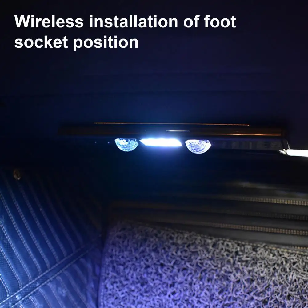 

2PCS RGB LED 64 Colours Car Interior Ambient Light Modification App Control DIY Dashboard Door Symphony Decorate Lights