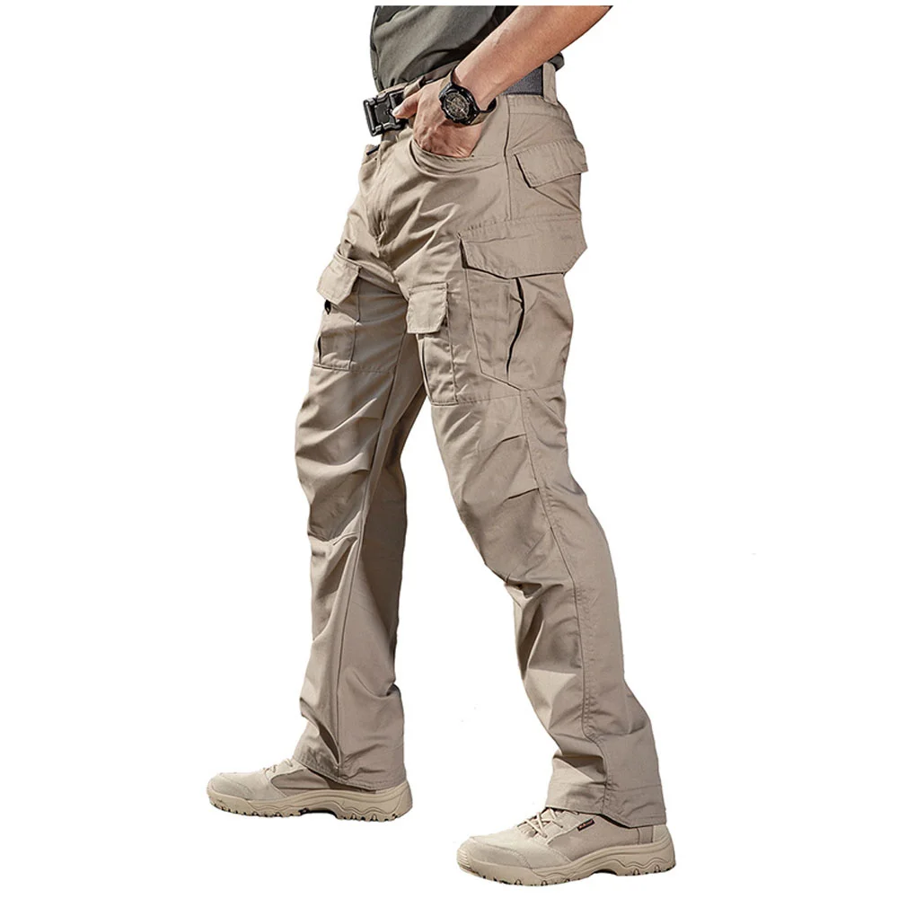 

New Men's Cargo Pants Army Military Style Tactical Pants Male Camo Jogger Plus Size Cotton Many Pocket Men Camouflage Black Trou