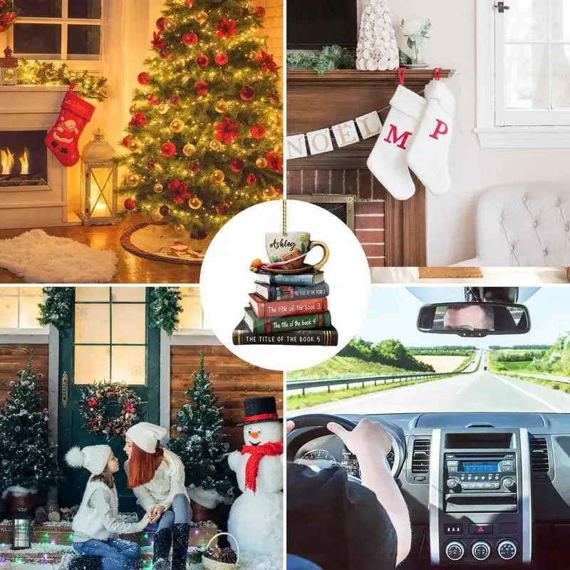 Акриловая Плоская Персонализированная Книжная Полка С Принтом Для Влюбленных