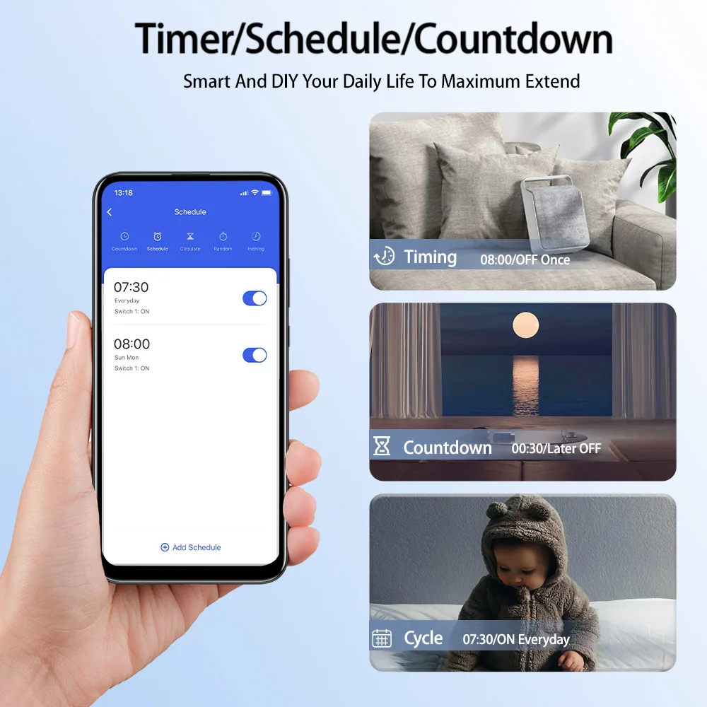 Автоматический выключатель eWeLink Zigbee для умного дома