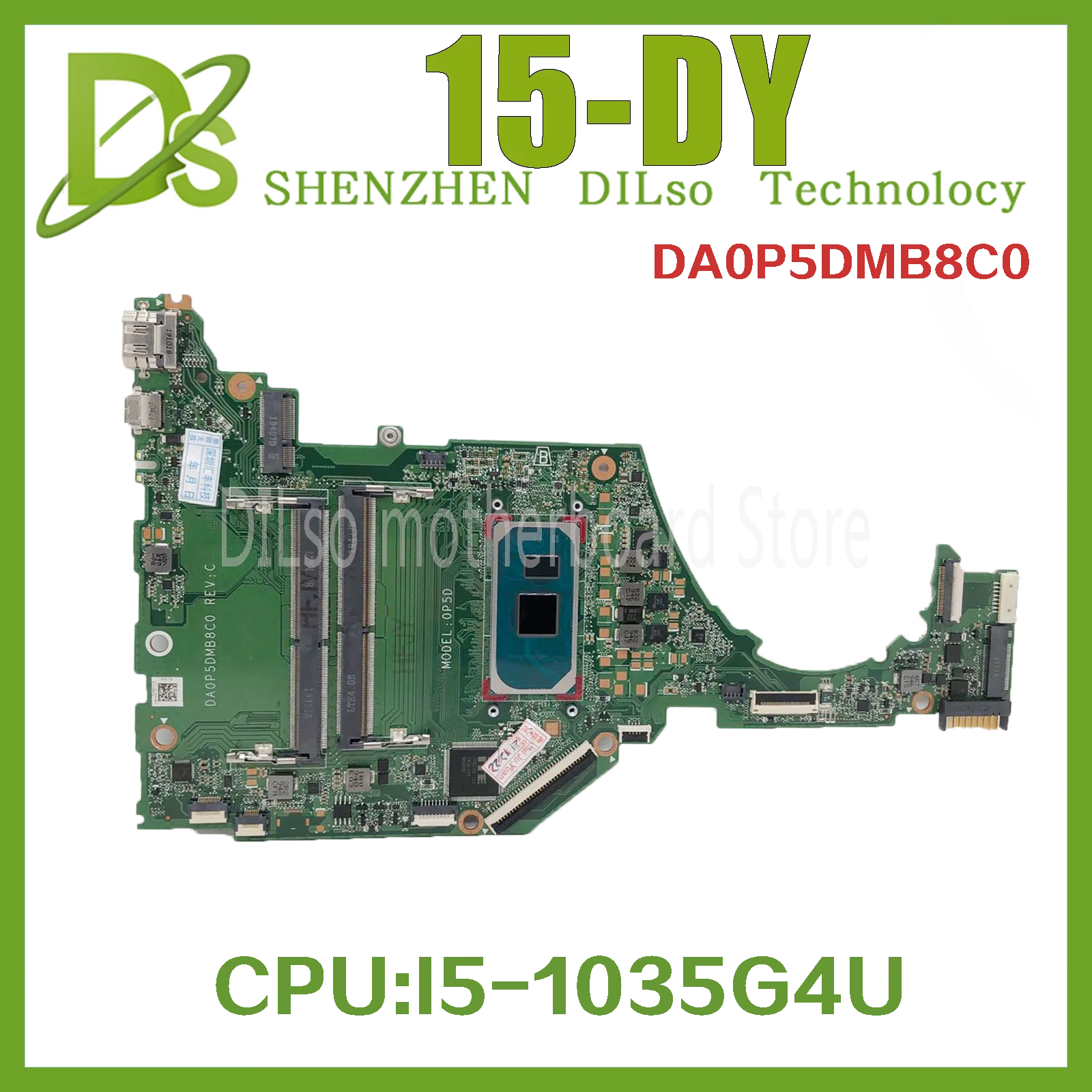 

KEFU DA0P5DMB8C0 материнская плата для HP 15-DY 15-DA 15S-FQ 15T-DY материнская плата для ноутбука с I5-1035G 1 CPU L71756-601 L71756-001 100%