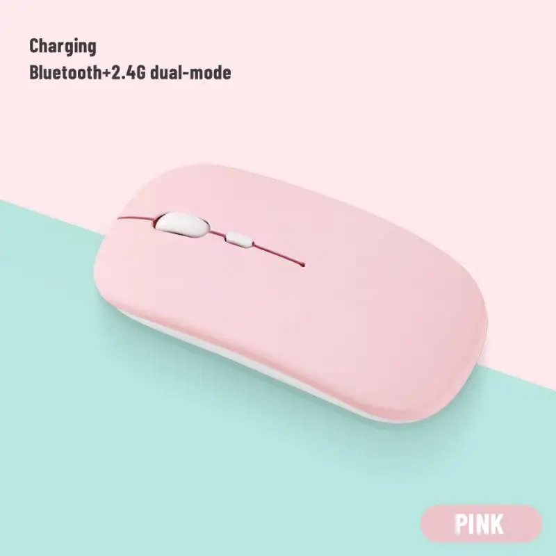 

Cute Mouse Wireless Silent Mouse 1600 DPI For MacBook Tablet Computer Laptop PC Mice Slim Quiet 2.4G USB Dual Mode Mouse