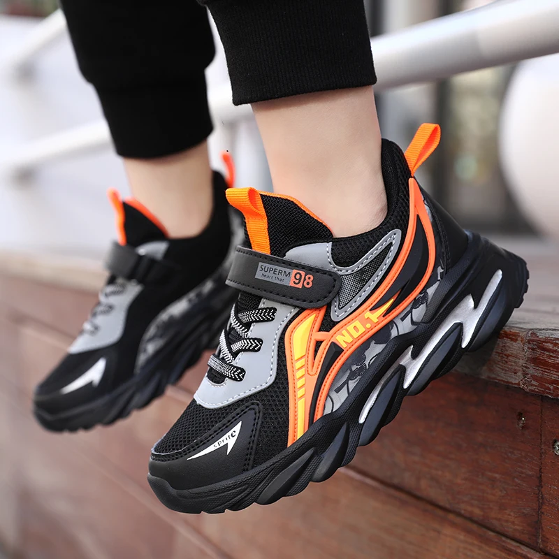 Children Shoes Fashion Kids Sneakers Sport Shoes for Boys Fashion Mesh Running Shoes Children Breathable Casual Walking Shoes