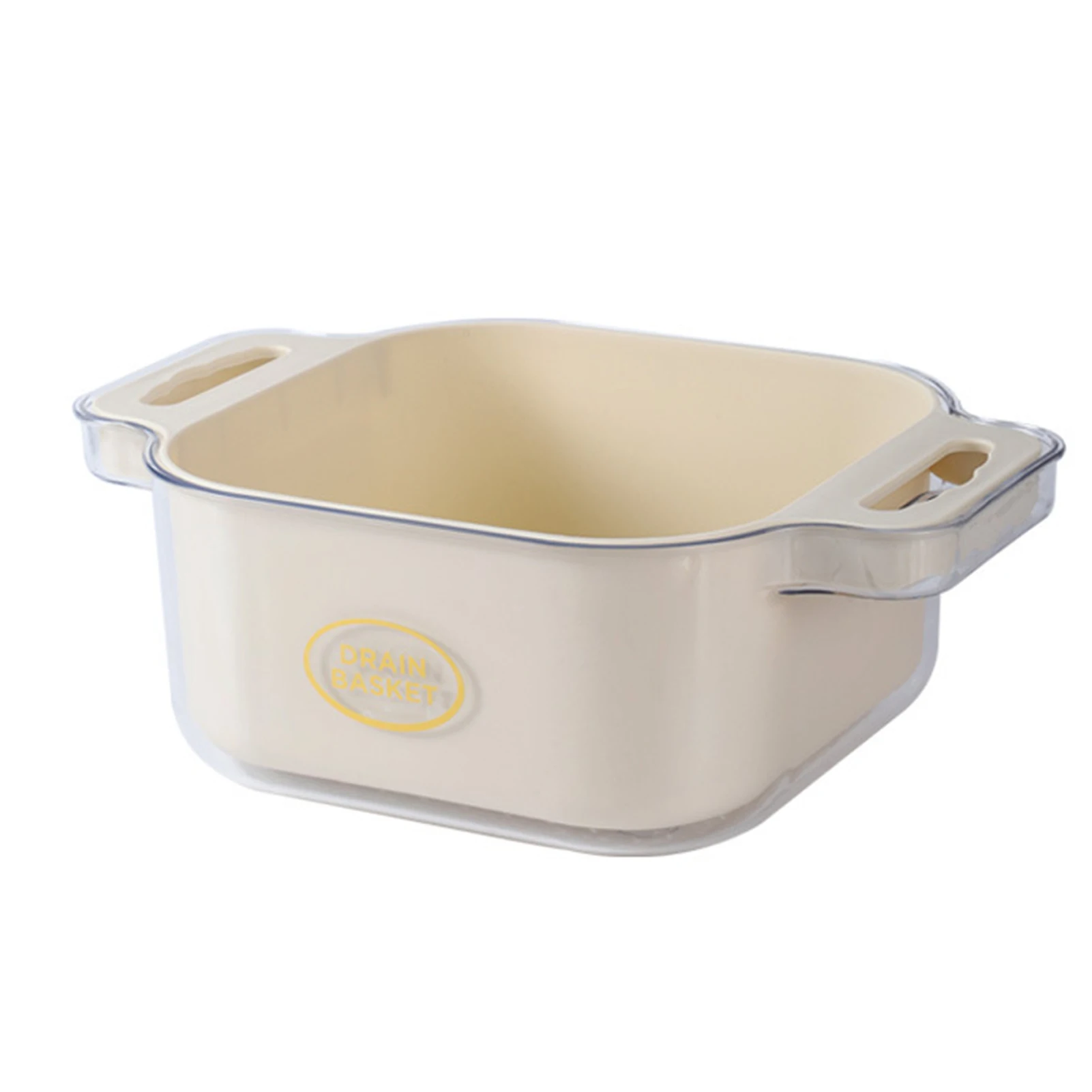 

Double-layer Vegetable Washing Basket Food-grade Odorless Materials Vegetable and Fruit Drain Basket