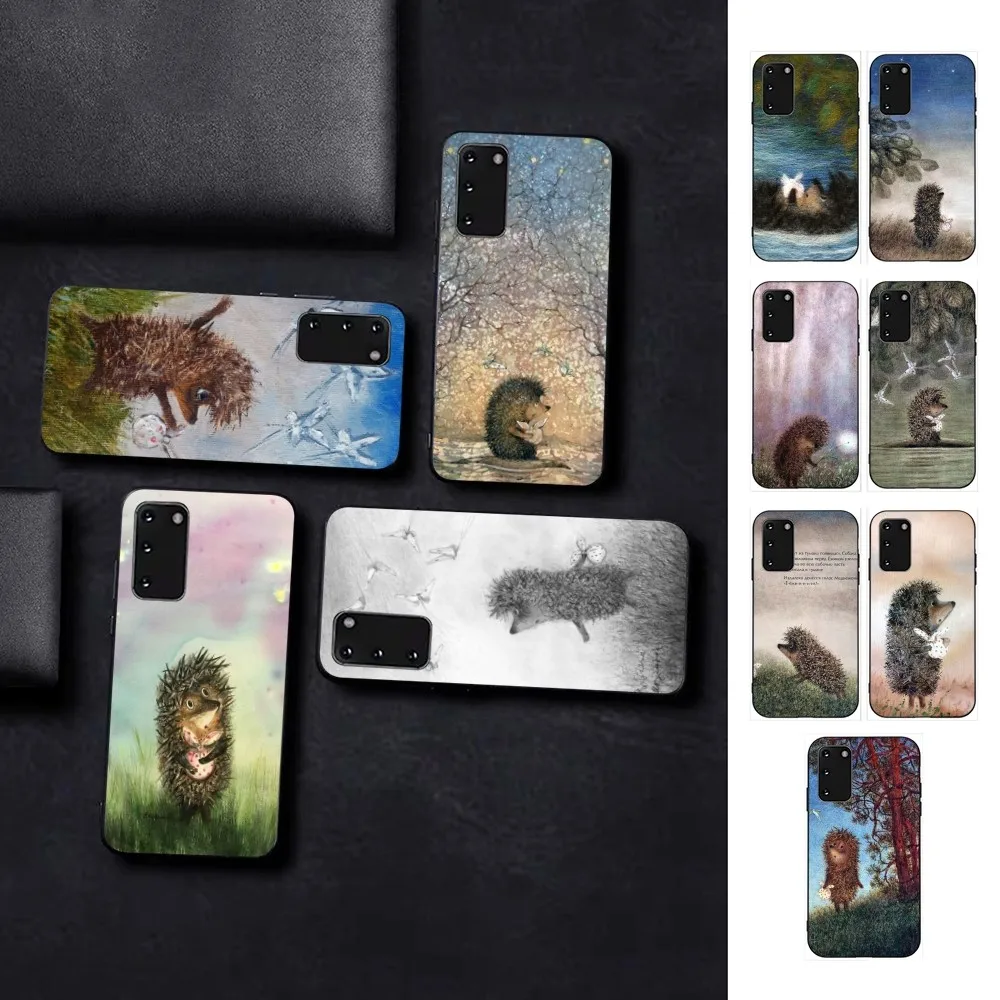

Hedgehog in the Fog Phone Case For Samsung S 9 10 20 21 22 23 30 23plus lite Ultra FE S10lite Fundas