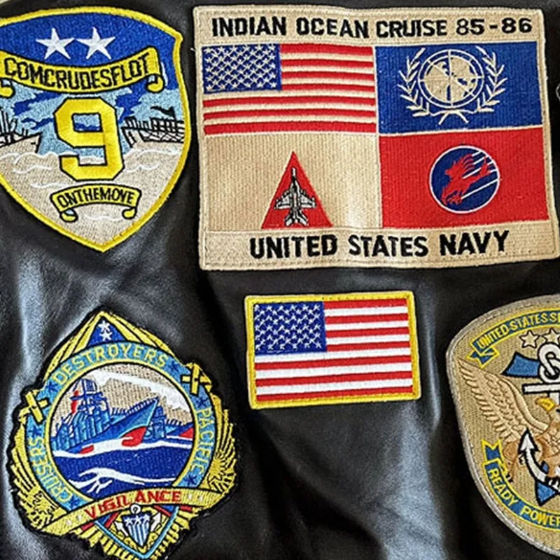 Black TOP GUN Maverick G1 Jacket Women Military Style Natural Thin Sheepskin Winter Warm Aviator Genuine Leather Coats