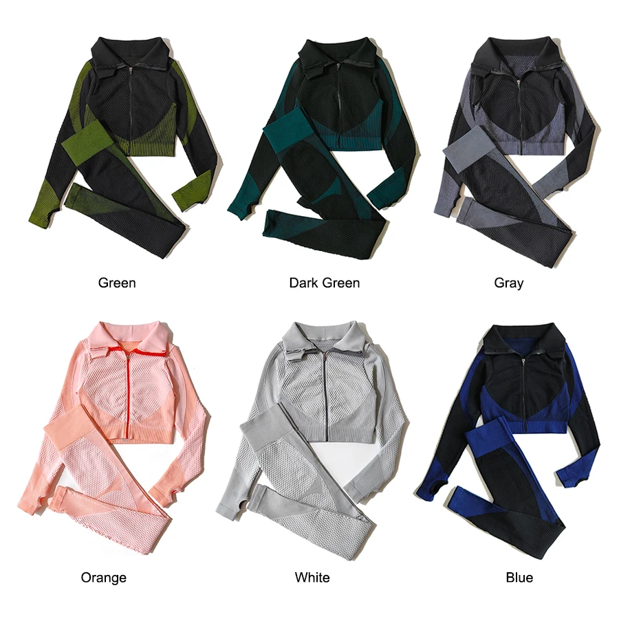 Женский бесшовный комплект для йоги WAREBALL