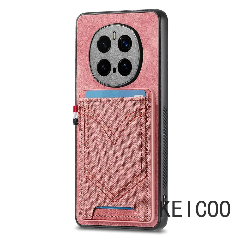 Красивый кожаный чехол для Huawei Pura 70 Honor Magic6 Magic7 Ultra Pro Plus с магнитным автомобильным