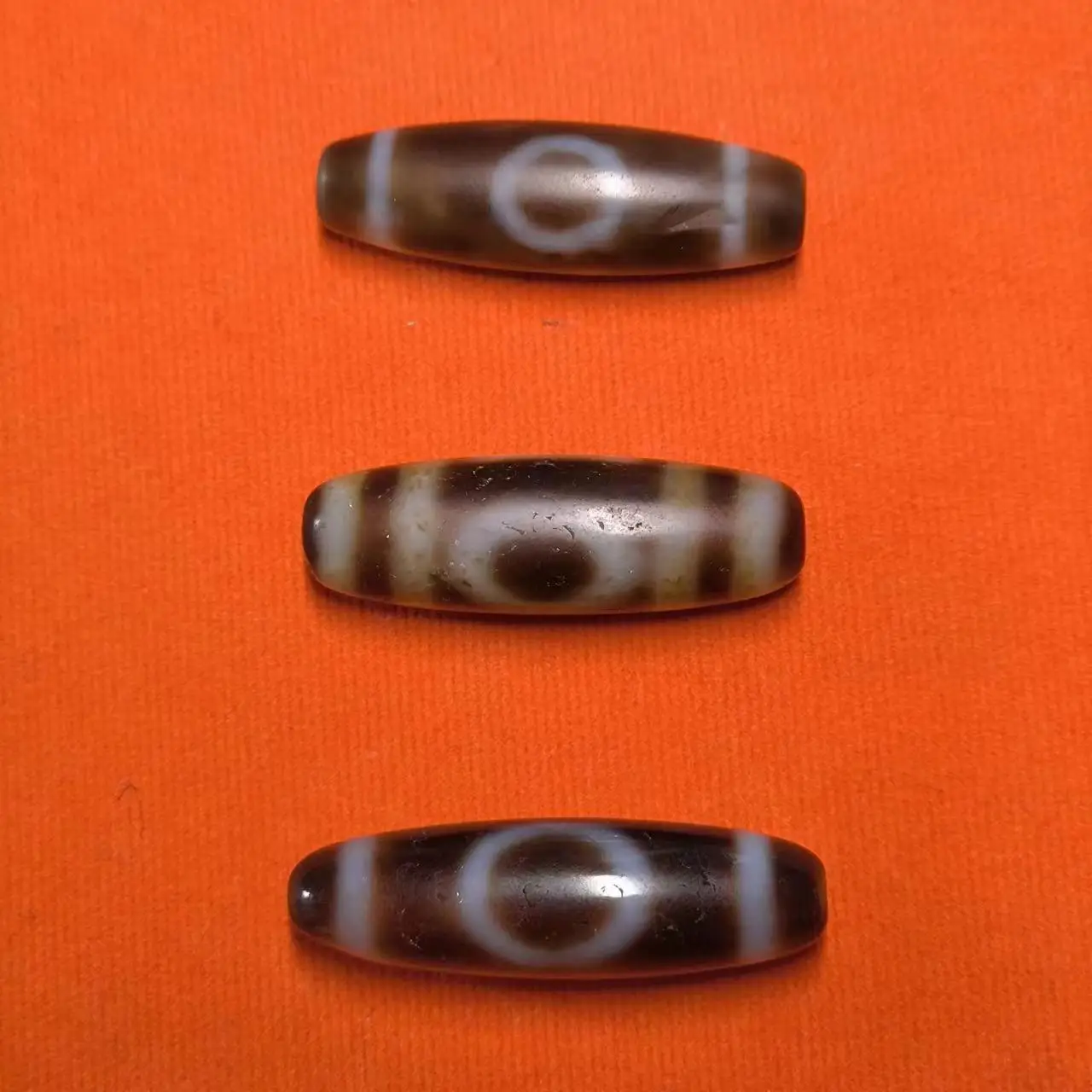 Бусины из натурального агата Dzi 1 шт./лот чёрные коричневые белые специальные