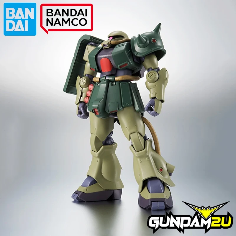 BANDAI Original ROBOT Soul Mobile Suit Gundam 0080 War In Pocket [Side MS] MS-06FZ Zaku II Kai Ver.  PVC Action Figures Toys NEW