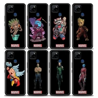 guardians of the galaxy marvel case for realme c2 c3 c21 c25 c11 c12 c20 c35 oppo a53 a74 a16 a15 a9 a54 a95 a93 a31 a52 case