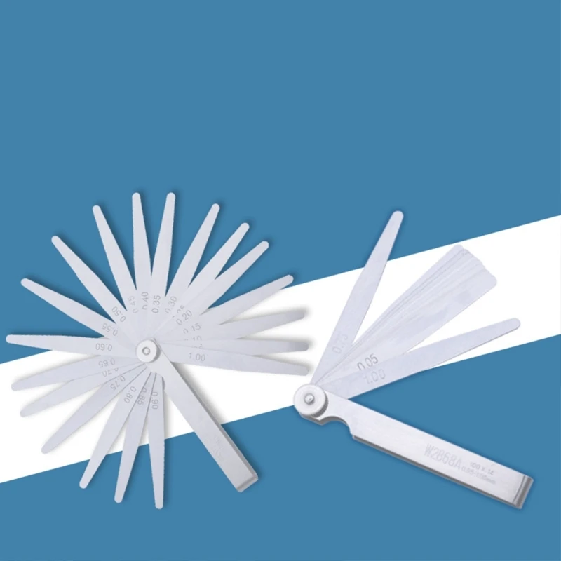 Толщина щупа метрический размер 0 02-1 00 мм набор клапанов листва свечи зажигания