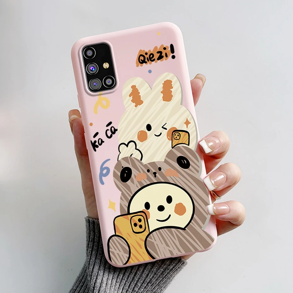 Защитный чехол для Samsung Galaxy M31s мягкий силиконовый M 31 s Модный