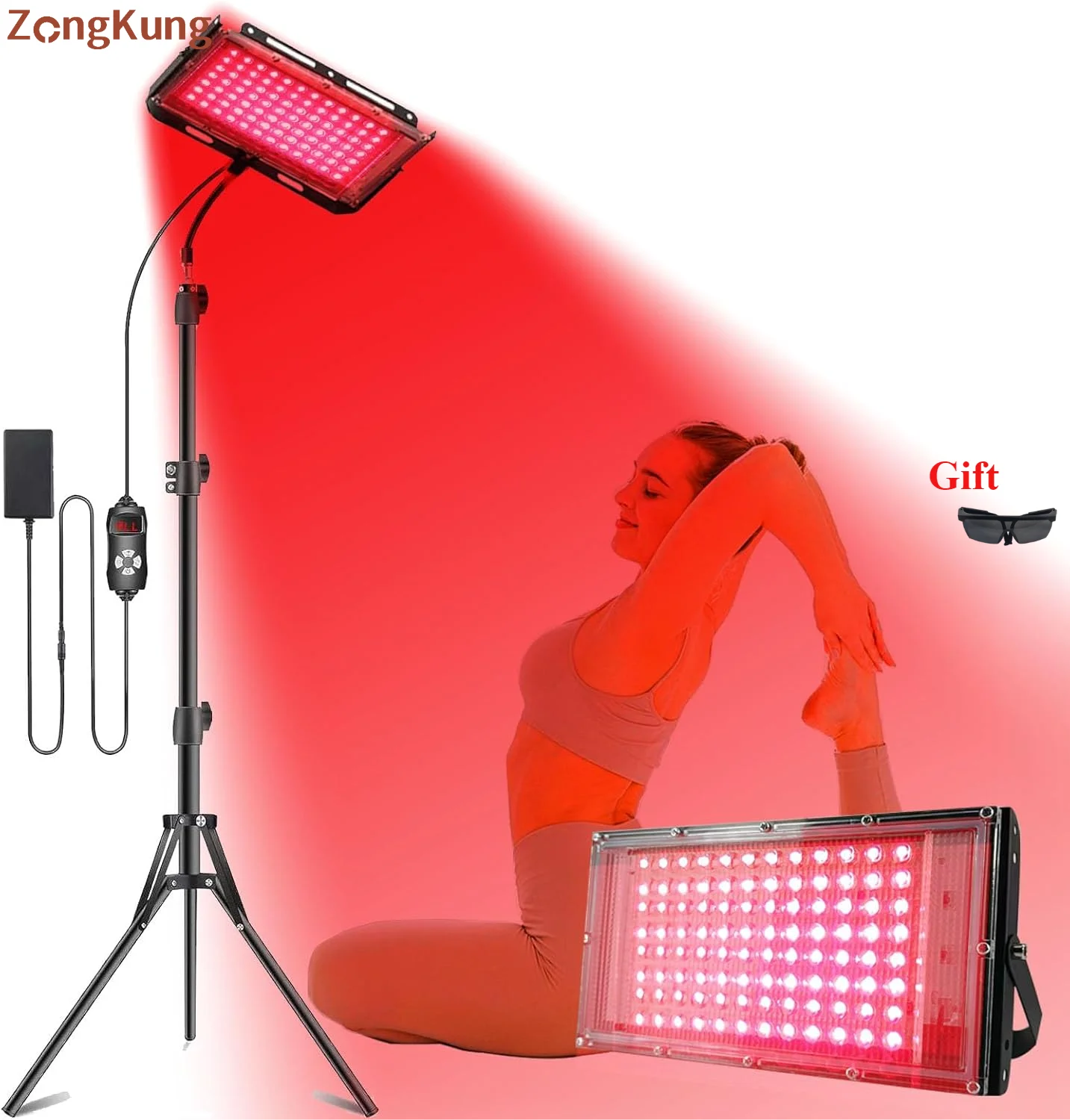  терапевтическая лампа красного света с подставкой 660 нм и