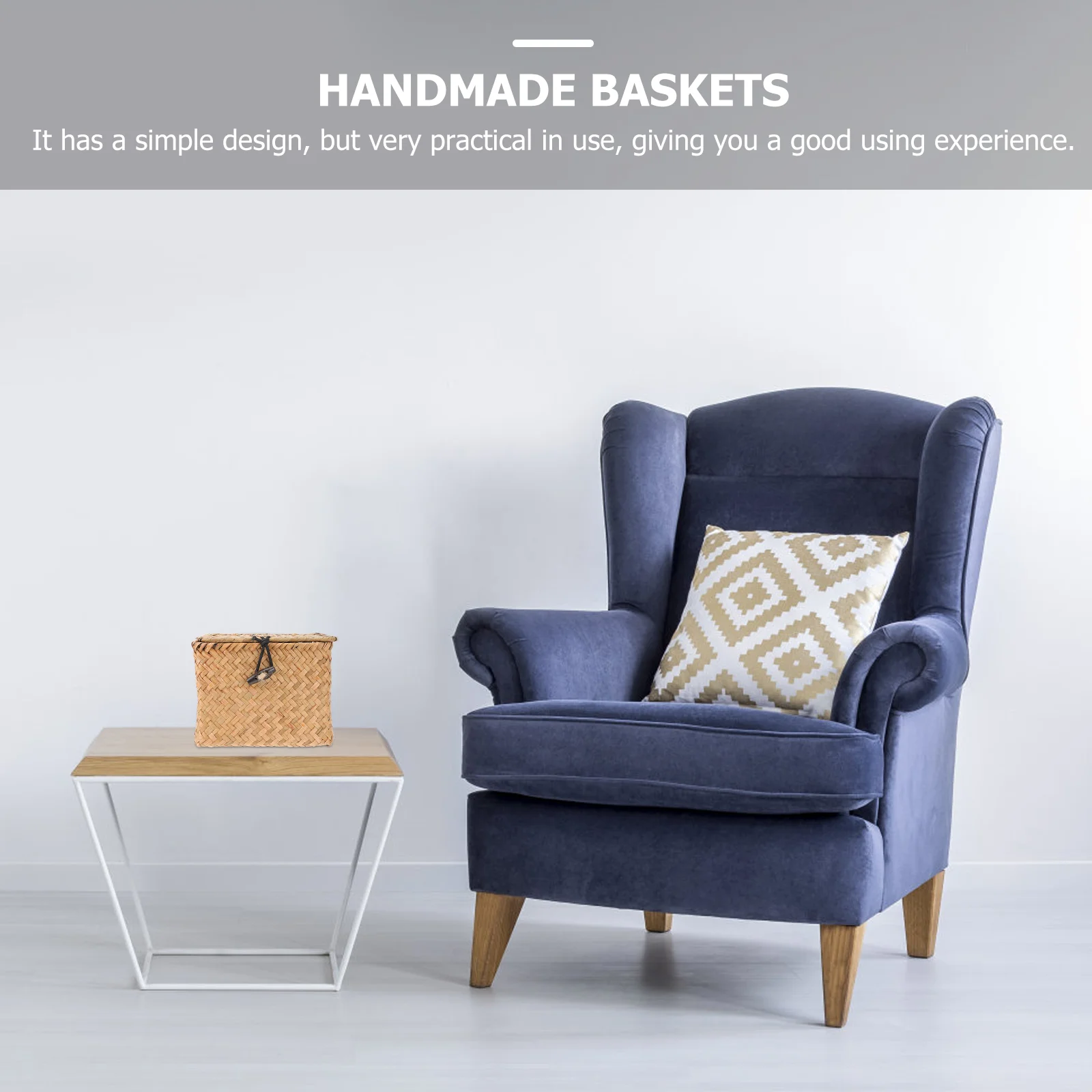 Держатель для хранения чая винтажный декор корзина стирки белые полки