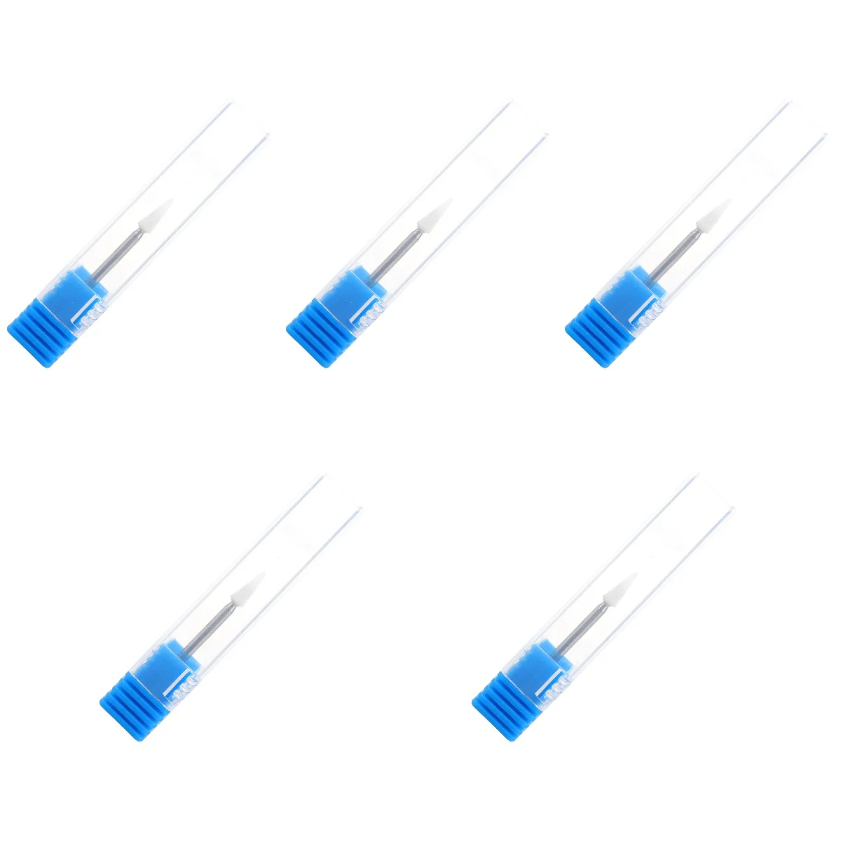 

5 Pieces Gel For Nail Gelsss Nails Cuticle Drill Bit Bits Exfoliating Set Acrylic Quartz Replacement