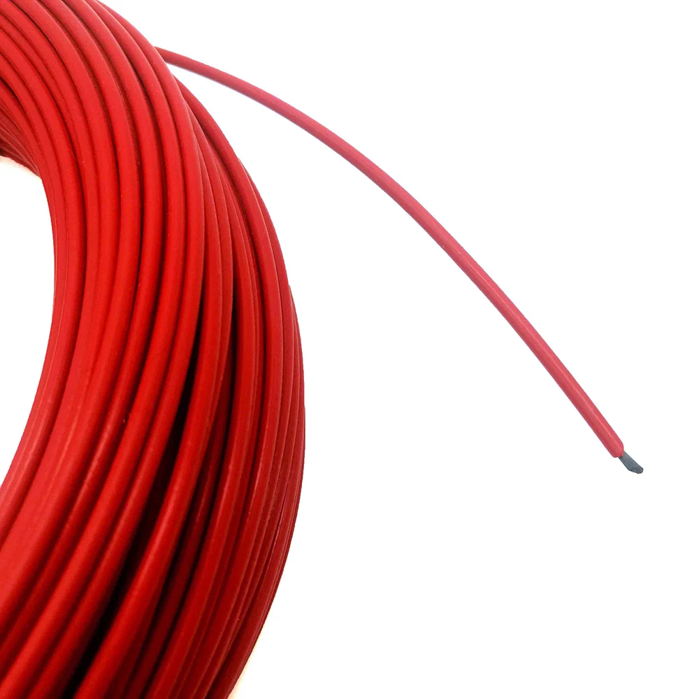 12k 33Ohm Фторопластовый нагревательный кабель с углеродными волокнами, низкая цена, 20м, 30м, 50м, 100м, электрический обогреватель Minco Heat для комнаты Hotline on.