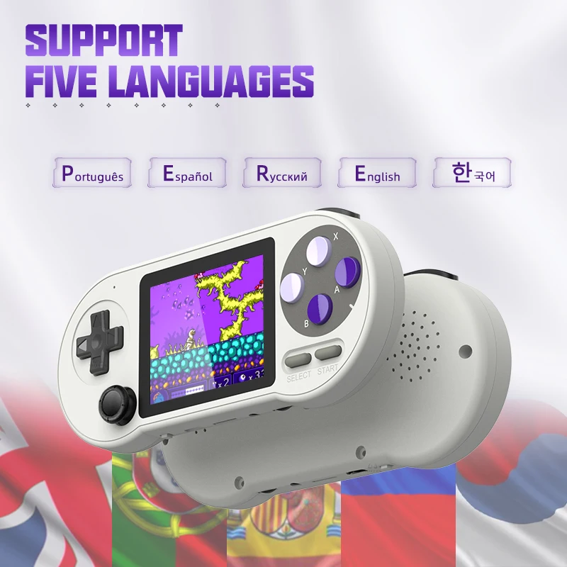 Портативная Игровая Консоль В Стиле Ретро SF2000 С 3-дюймовым IPS-экраном И 6000