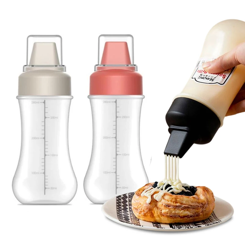 

Bottle,kitchen 350ml Bottles Mustard Squeeze Condiment Ketchup Sauces Olive Gadget,squeeze Kitchen Oil Salad Dispenser Tools