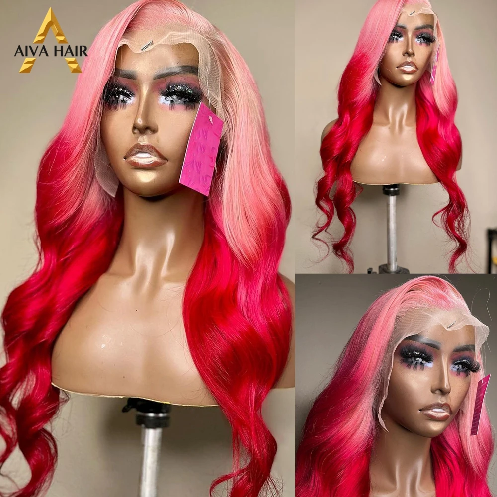 

Парик термостойкий 13x4 Синтетический на сетке спереди, без клея, Омбре, медово-светлый цвет, парик с волнистыми волосами для чернокожих женщин