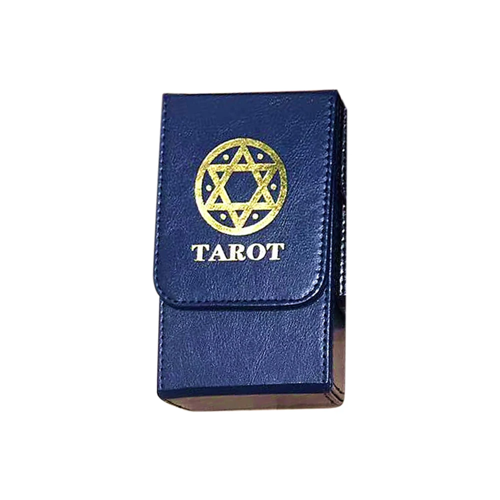 

Футляр для карт Tarot, дорожный органайзер для хранения с защитой от царапин, двухслойный пыленепроницаемый флип-чехол, из искусственной кожи ...