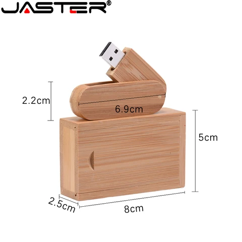 JASTER (1 шт. бесплатный логотип) Деревянный USB + коробка USB флэш-накопитель 64 ГБ 16 ГБ 32 ГБ флэш-накопитель для фотографии свадебный подарок
