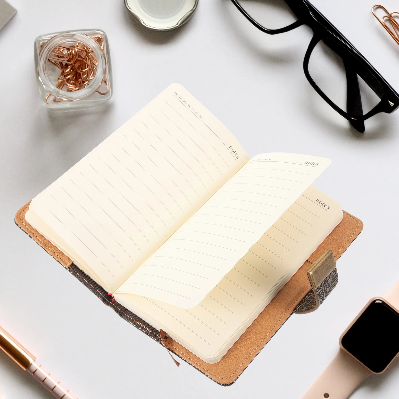 

A6 Notebook Imitation Daily Students Writing Notepad Schedule Planner Ordinary Travel Noting Paper Portable