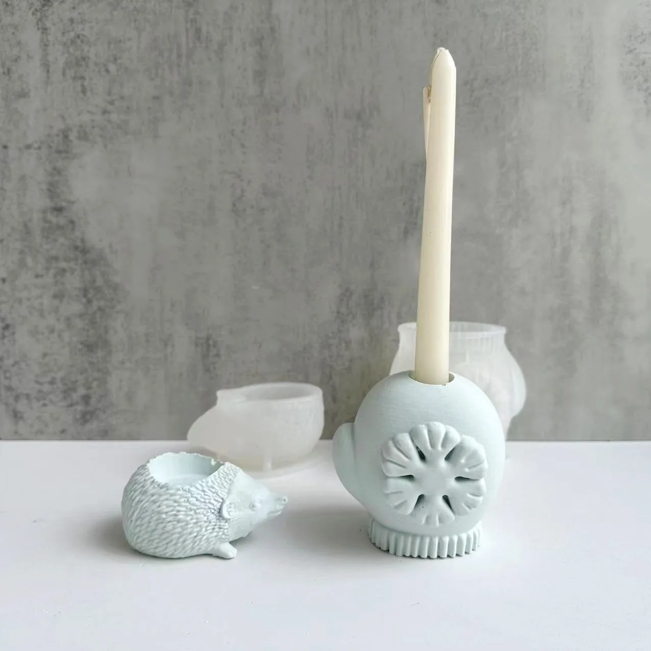 Mold Diy Handmade Epoxy Resin Candlestick Mould Storage Box Making Mold