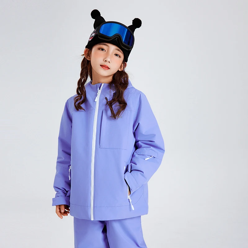 Детская Лыжная одежда водонепроницаемая и износостойкая. Зимние лыжи теплые