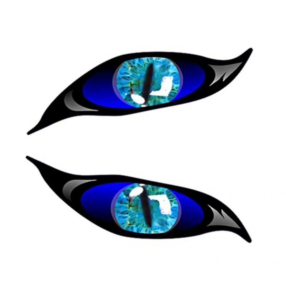 

2Pcs Car Decal Stylish Waterproof Colorfast Evil Eyes Vinyl Car Sticker for Truck Car Funny Sticker Car Funny Sticker