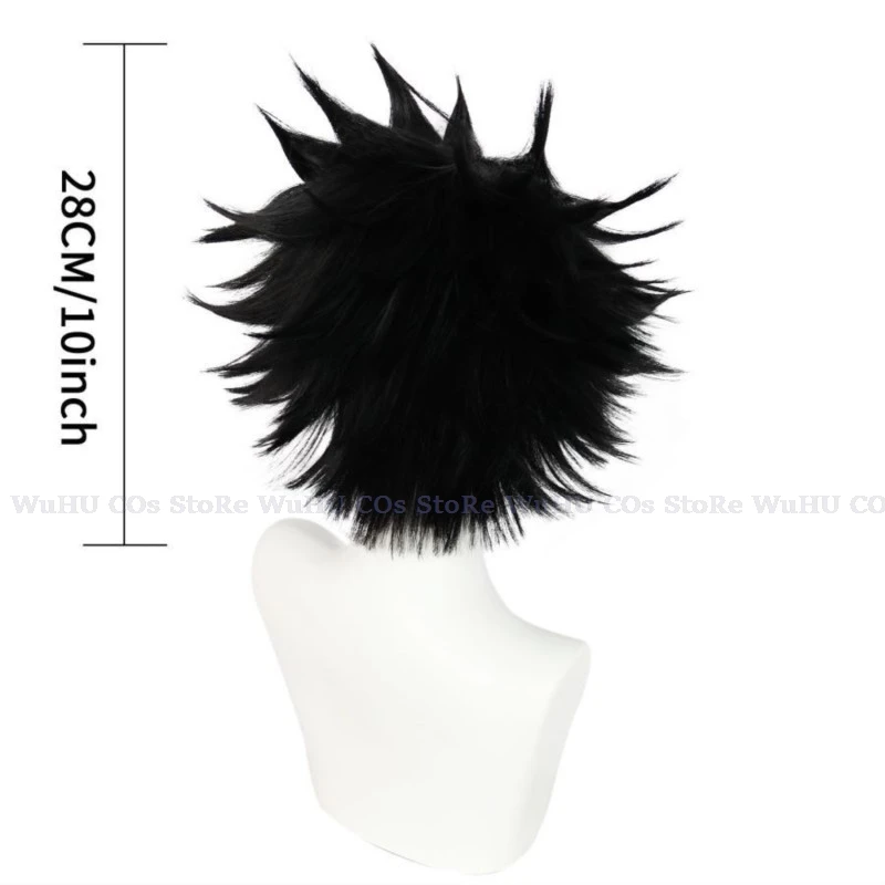 Helluva Cos Boss Косплей миллие парик аниме черные парики на рога женский костюм