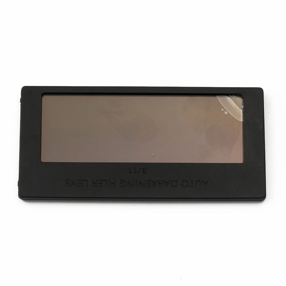 

Durable Welding Lens Auto Darkening 0.2S Return Delay 108mm×50mm 1pc 4.25\"×1.97\" Solar Battery Welding Filter