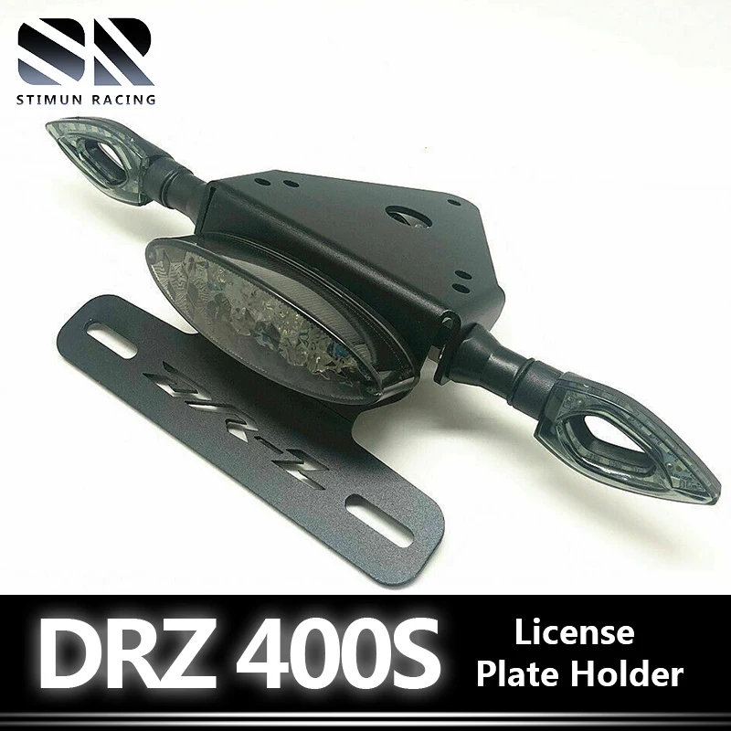 

For Suzuki DRZ 400S 400SM Motorcycle Accessories License Vehicle Numbe Plate Holder Frame Door Cover Tail Tidy Fender Eliminator