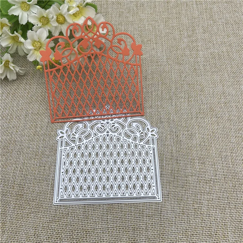 Режущие штампы AOKEDIY сетчатые кружевные серебристые