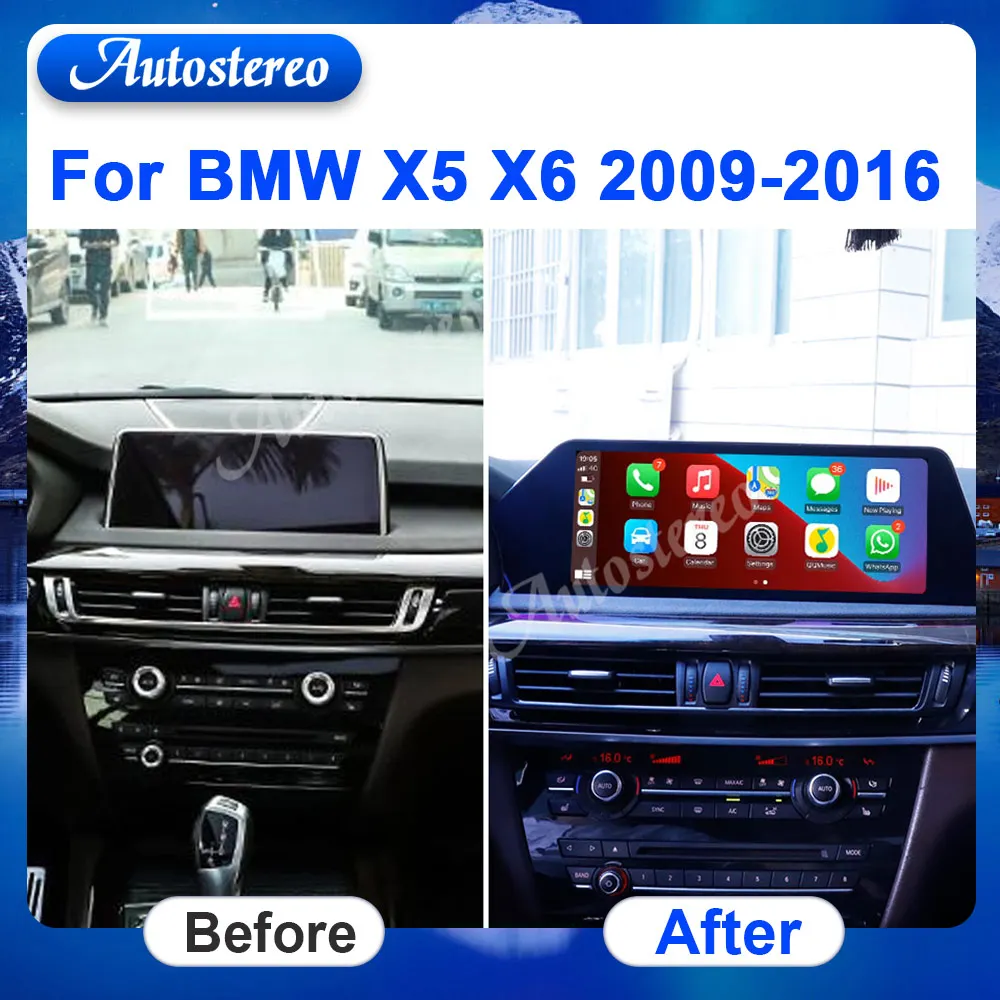 

Blu-Ray IPS экран 2021 для BMW X5 F15 BMW X6 F16 2013-2017автомагнитола Android мультимедийный плеер GPS-навигация автостерео Carplay