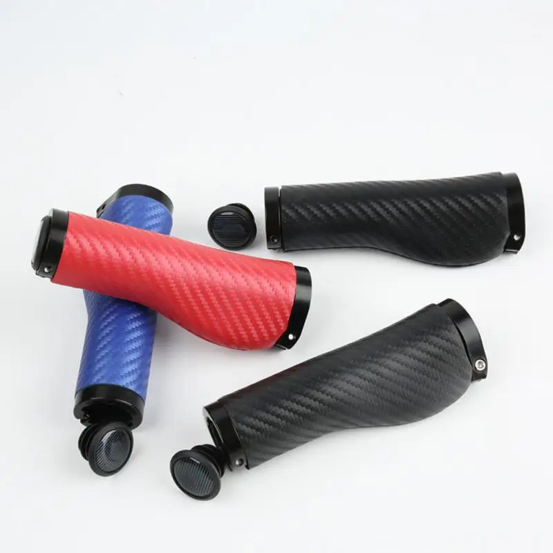 

Bicycle Grips Mountain Road Bike PU Leather Non-slip Shock-absorbing Grips Ergonomic Bike Handlebar Grip Cycling Accessories